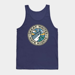 Great Whites Have Rights - Shark Conservation Tank Top